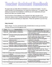 assistant handbook