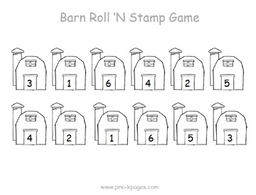 barn roll stamp