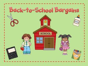 back to school bargains back to school bargains