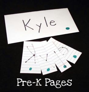 clothesline name envelopes