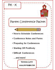 parent conference packet parent conference packet