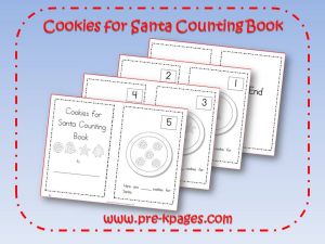 cookies for santa counting book