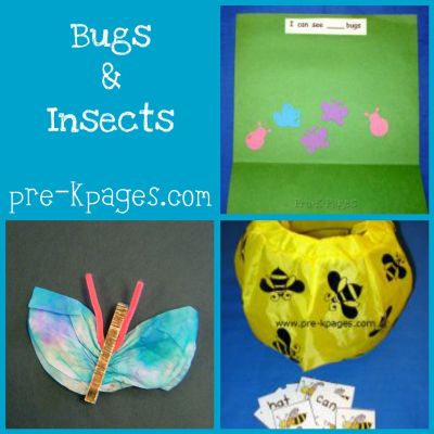 ideas for insect theme in preschool