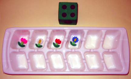 flower ice cube flower ice cube