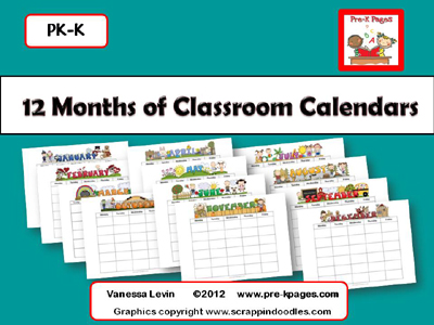 Printable on Printable Editable Calendars For All 12 Months In Ppt Format Via Www
