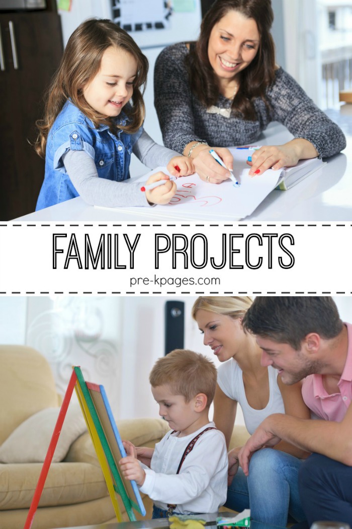 Printable Family Projects For Preschool And Kindergarten