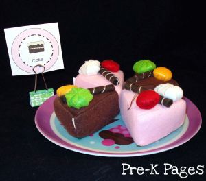 dramatic play felt cake dramatic play felt cake