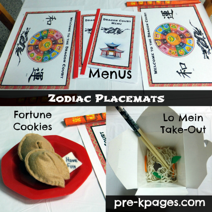 Chinese Restaurant Dramatic Play Center Food via www.pre-kpages.com