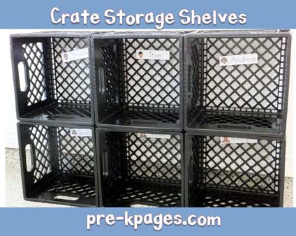 Milk Crate Shelves And Cubbies - Milk Crate Wall Shelves