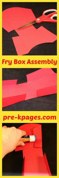 How to Make Your Own French Fry Boxes for Phonological Awareness Activity