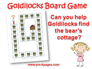 Printable Goldilocks Board Game