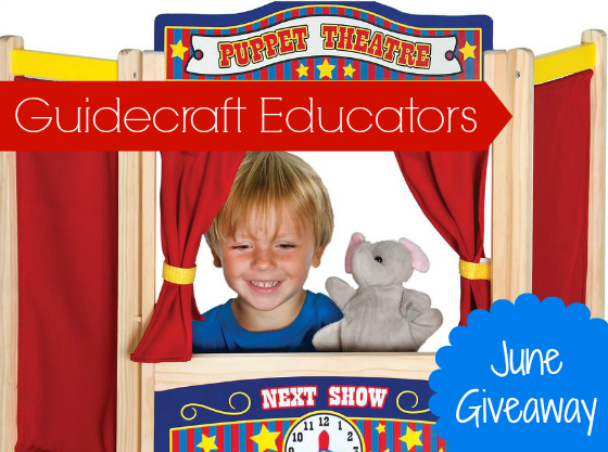 Guidecraft Puppet Theater Review and Giveaway