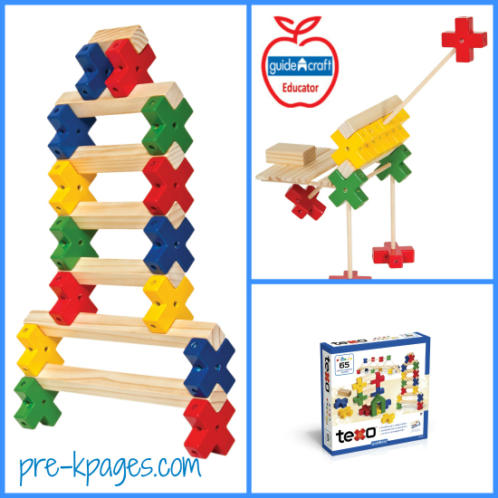 Guidecraft Texo Review and Giveaway for #preschool and #kindergarten