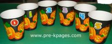 pumpkin seed counting cups pumpkin seed counting cups