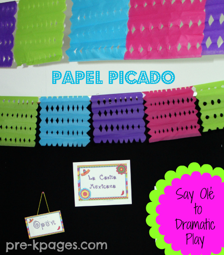 DIY Tissue Paper Banners for Cinco de Mayo {Papel Picado}