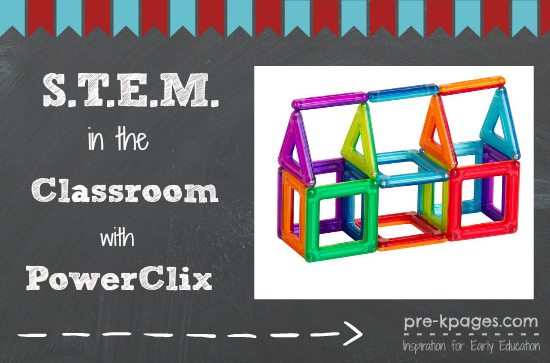 STEM in the Classroom with PowerClix from Guidecraft #preschool #kindergarten #STEM