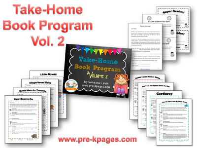 Take Home Book Program Volume 2 for #preschool and #kindergarten