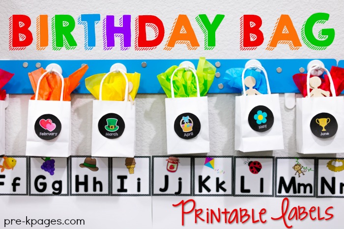 Ideas for Celebrating Birthdays in the Classroom with Birthday Bags