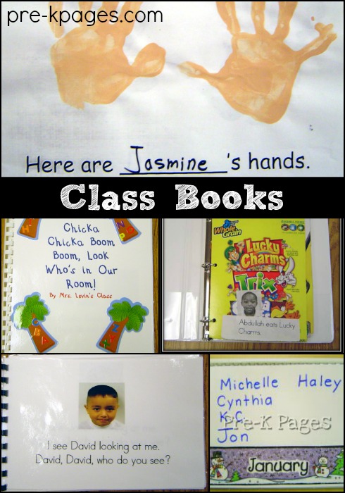 Class Book Ideas for Preschool and Kindergarten
