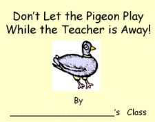 Printable Pigeon Template for Class Book