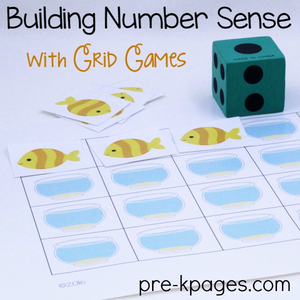 Printable Fish Grid Game