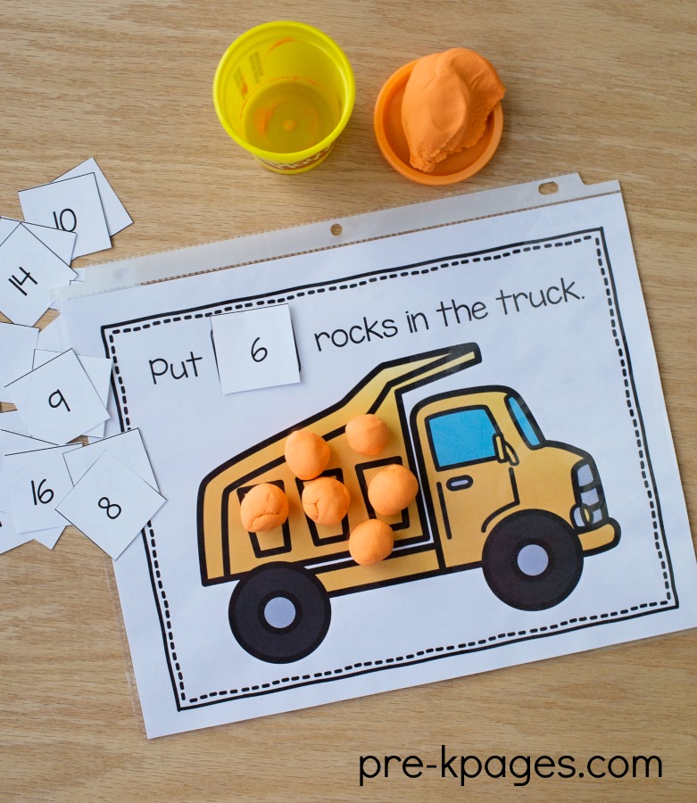 Printable Transportation Play Dough Mats for Preschool and Kindergarten