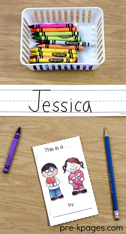 Printable Valentine Emergent Reader