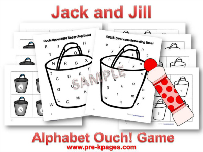 Fun Jack and Jill Alphabet Game for Preschoolers