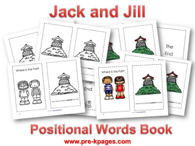 Jack and Jill Printable Book for Preschoolers