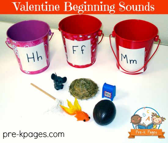 Valentine Beginning Sounds Activity