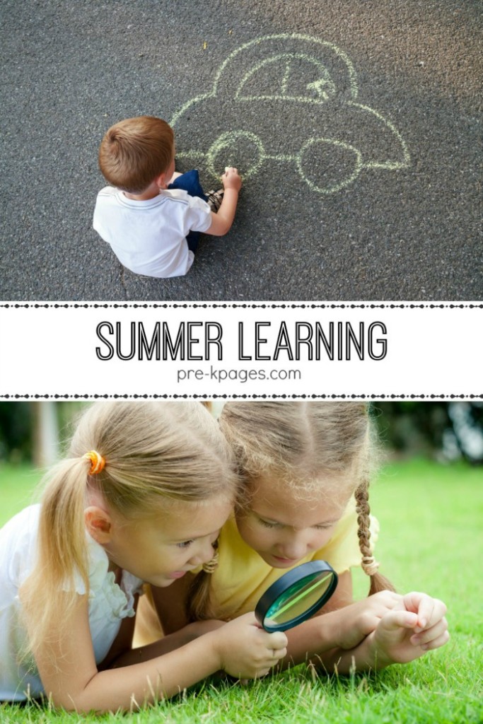 Printable Summer Learning Activities for Preschool and Kindergarten