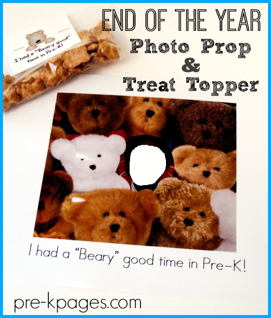End of the Year Treat Topper and Photo Prop