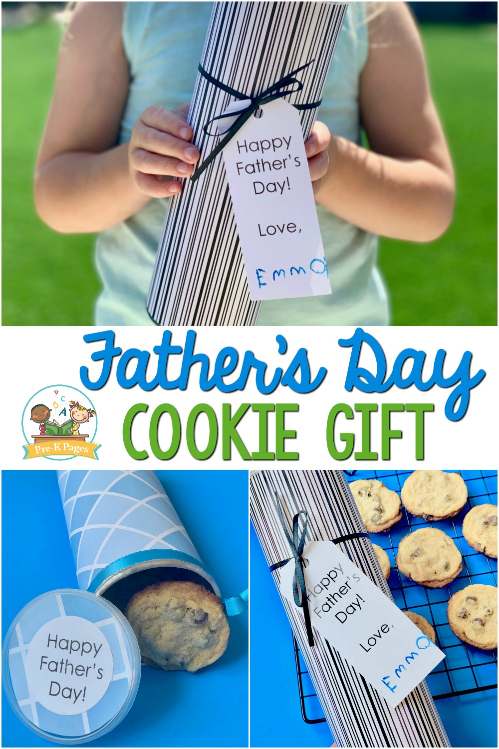 Cookie Gift for Fathers Day from Kids