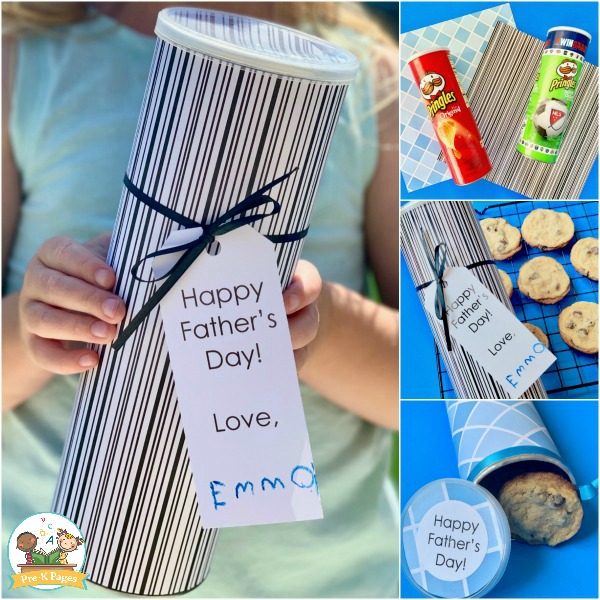 Fathers Day Cookie Gift from kids