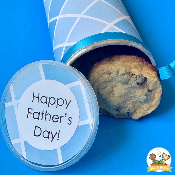 Make a Cookie Can for Fathers Day