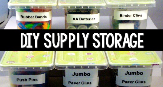 DIY Supply Storage Solution