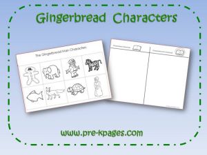 Printable Gingerbread Man Characters Printable
