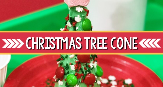 Christmas Tree Ice Cream Cone