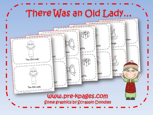 Old Lady Who Swallowed a Bell Printable Emergent Reader