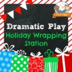 Dramatic Play Holiday Wrapping Station Printables
