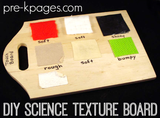 DIY Science Texture Board