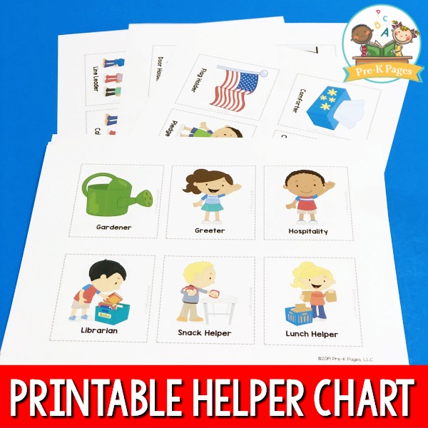 Printed Helper Chart