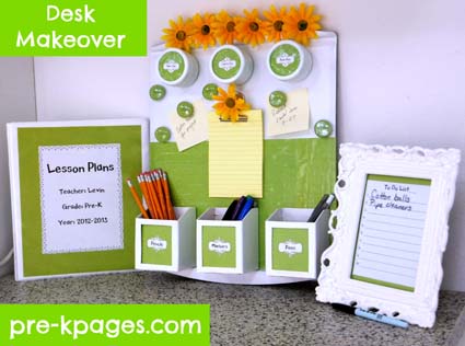 Teacher Desk Makeover