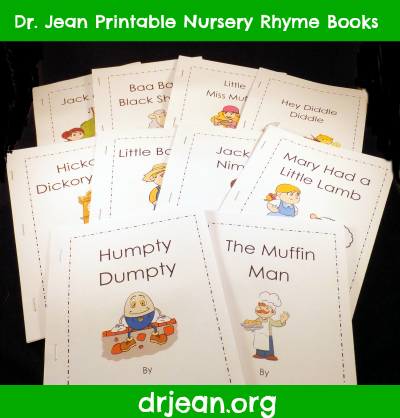 Printable Nursery Rhyme Books