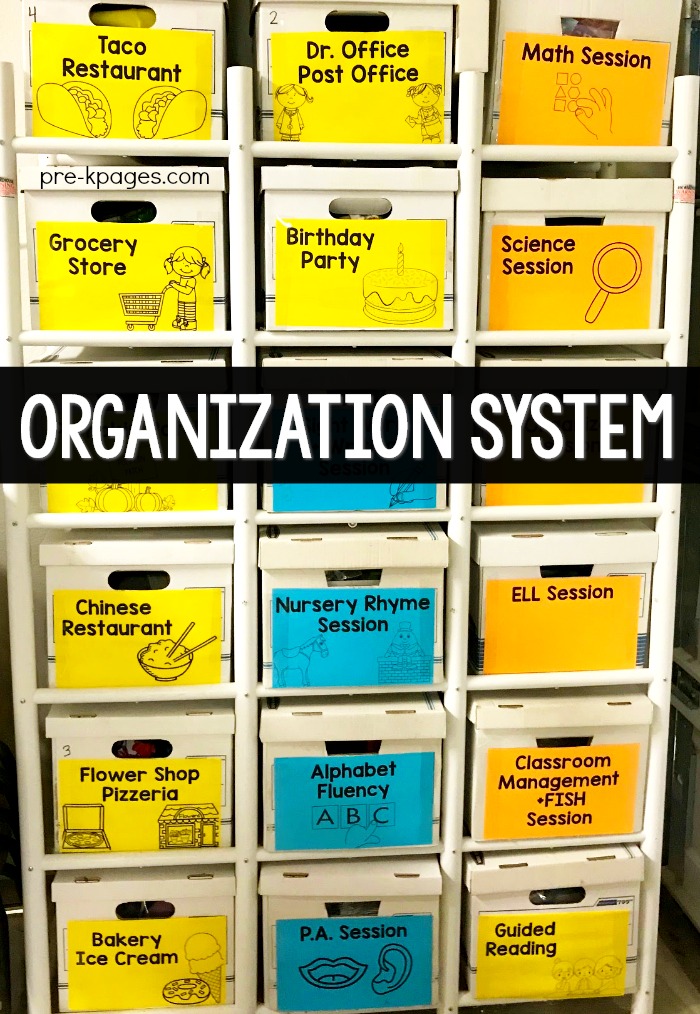 Teacher Storage and Organization Ideas