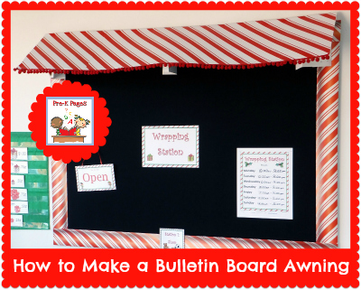 How to Make an Awning for a Bulletin Board
