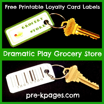 Dramatic Play Loyalty Cards