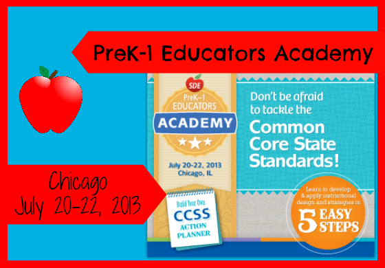 SDE PreK-1 Educators Academy July 20-22, 2013