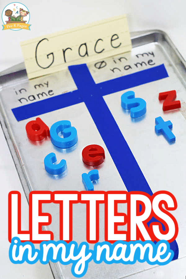 Letters in My Name T Chart