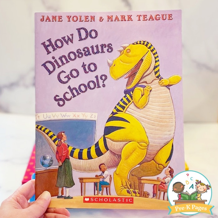 How do dinosaurs go to school